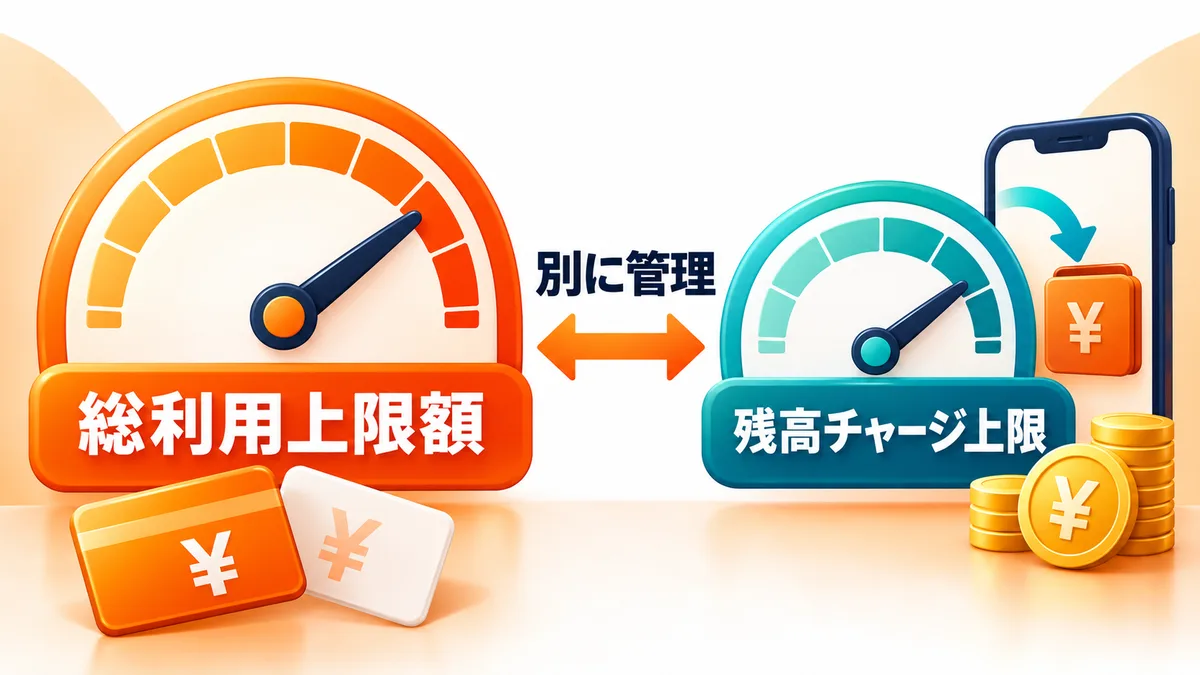 auかんたん決済の総利用上限額とau PAY残高チャージ上限の違い